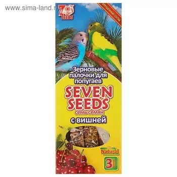 Палочки Seven Seeds для попугаев с вишней, 3 шт, 90 г