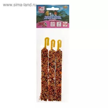 Палочки Seven Seeds Эконом для птиц, кунжут/мёд,/кокос, 3 шт, 75 г