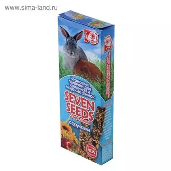 Палочки "Seven Seeds special" для кроликов и морских свинок, фрукты, 2 шт, 100 г