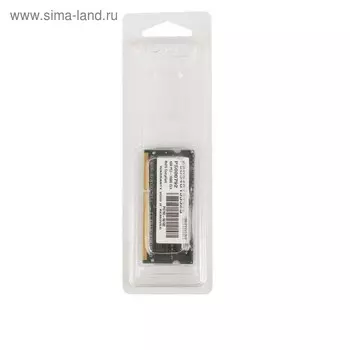 Память DDR3 4Gb 1333MHz Patriot RTL PC3-10600 SO-DIMM 204-pin