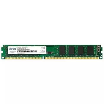 Память DDR3 4GB 1600MHz Netac NTBSD3P16SP-04 Basic RTL PC3-12800 CL11 DIMM 240-pin 1.5В Ret 103397