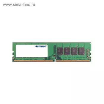 Память DDR4 16Gb 2133MHz Patriot PSD416G21332 RTL PC4-17000 CL15 DIMM 288-pin 1.2В