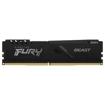 Память DDR4 16GB 2666MHz Kingston KF426C16BB1/16 Fury Beast Black RTL Gaming PC4-21300 CL16 103397