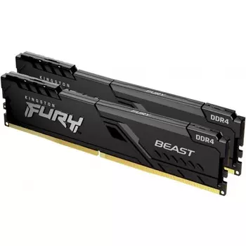 Память DDR4 2x32GB 3600MHz Kingston KF436C18BBK2/64 Fury Beast Black RTL Gaming PC4-28800 C 102936
