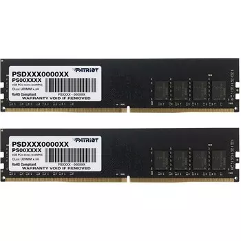 Память DDR4 2x8GB 2666MHz Patriot PSD416G2666K Signature RTL PC4-21300 CL19 DIMM 288-pin 1. 106501