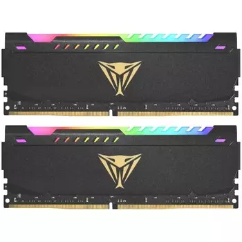 Память DDR4 2x8GB 3200MHz Patriot PVSR416G320C8K Viper Steel RGB RTL Gaming PC4-25600 CL18 1065015