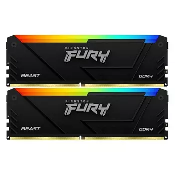 Память DDR4 2x8GB 3600MHz Kingston KF436C17BB2AK2/16 Fury Beast RGB RTL Gaming PC4-28800 CL 106500