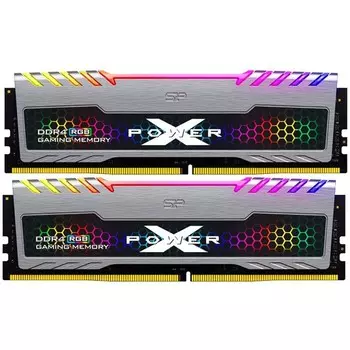 Память DDR4 2x8GB 3600MHz Silicon Power SP016GXLZU360BDB Xpower Turbine RGB RTL Gaming PC4- 103397