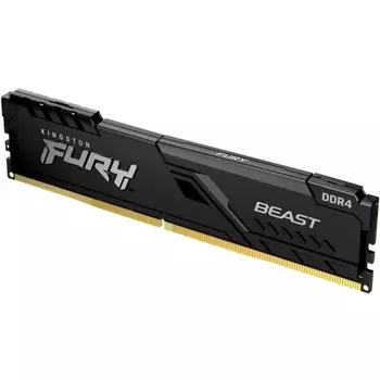 Память DDR4 8GB 3200MHz Kingston KF432C16BB/8 Fury Beast Black RTL Gaming PC4-25600 CL16 DI 102936