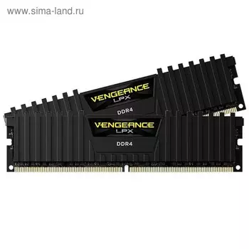 Память DDR4 Corsair CMK16GX4M2A2666C16, 8Гбx2, 2666 МГц, PC4-21300, DIMM