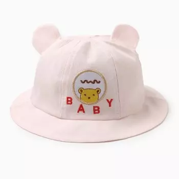 Панама детская "Baby" MINAKU, цвет розовый, размер 48-50