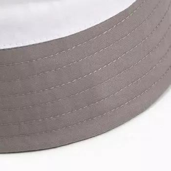 Панама детская, цвет белый/серый, размер 44-46 см