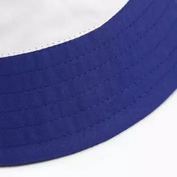 Панама детская, цвет белый/синий, размер 44-46 см