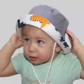 Панама детская двусторонняя, цвет мультиколор, размер 46-48 см