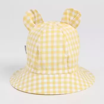 Панама детская, размер 46-48, жёлтая