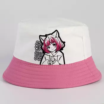 Панама детская «Аниме», белая, р-р 54