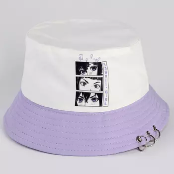 Панама детская Kawaii, аниме, белый р-р54