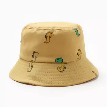 Панама Детская KAFTAN «Дино», размер 50, жёлтая