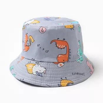 Панама детская KAFTAN «Дино», размер 54, серая