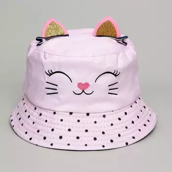 Панама детская «Котик», с ушками, р-р 52-54