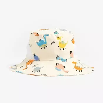 Панама детская MINAKU "Дино", цв, бежевый, р-р 54