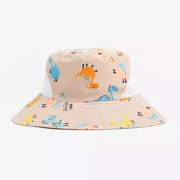 Панама детская MINAKU «Дино», персиковая, размер 54