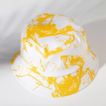 Панама детская MINAKU "Тай-Дай", белый/жёлтый, размер 54