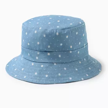 Панама детская MINAKU «Звёздочки», голубая, размер 46
