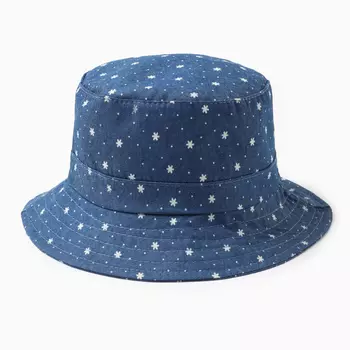 Панама детская MINAKU «Звёздочки», синие, размер 46