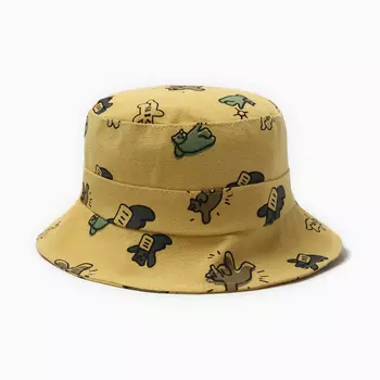 Панама детская "Мишки" MINAKU, цвет жёлтый, р-р 48