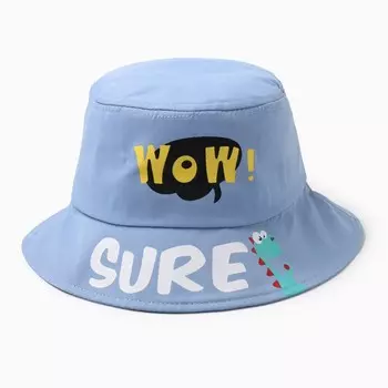 Панама детская "SURE" MINAKU, цвет голубой, размер 54-56