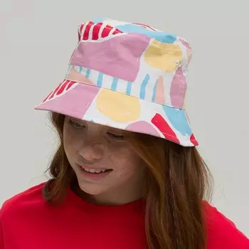 Панама для девочек, размер 51-52, цвет молочный