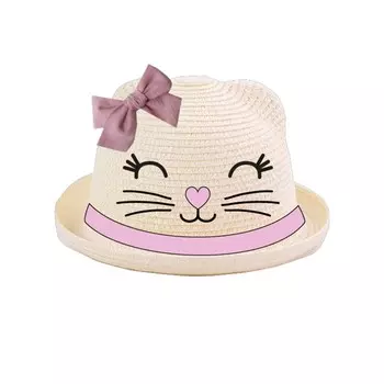 Панама соломенная для девочки, размер 50