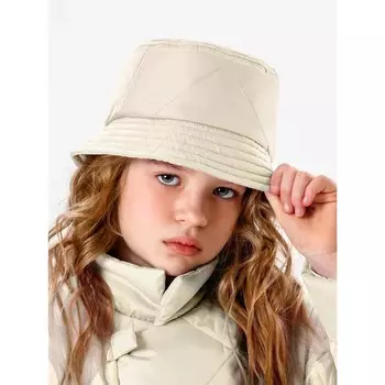 Панама стёганая детская AmaroBaby Trendy, размер 52-54, цвет молочный