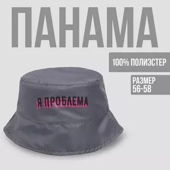 Панама «Я проблема», серая