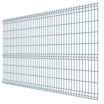 Панельное ограждение, 2.51.53 м, ячейка 55200 мм, d=3.5 мм, синее