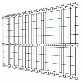 Панель 2,43х2,5м RAL 6005 (зеленый) 4,0мм GL Медиум цинк полим.порошк. покрытие яч. 200х55 , шт 10