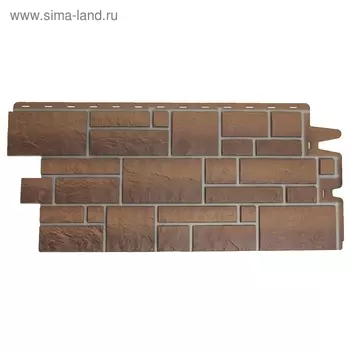 Панель фасадная DCKE - R BURG, 946445 мм, цвет кукурузный, 0.42 м