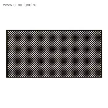 Панель декоративная перфорированная, без рамки, Глория, венге, 1112х512 мм