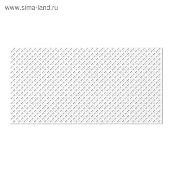 Панель декоративная перфорированная, без рамки, Готико, белый, 1112х512 мм