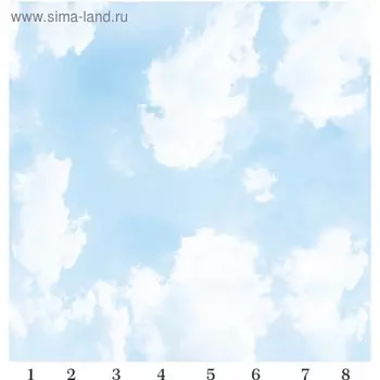 Панель потолочная PANDA Небо панно 4124 (упаковка 8 шт.), 3х2 м