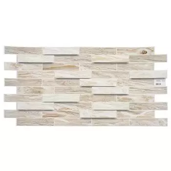 Стеновая панель ПВХ «Дерево», 980480 мм, цвет дуб беленый