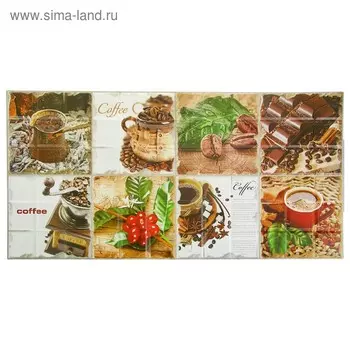 Панель ПВХ «Арабика», граненый квадрат, 960480 мм