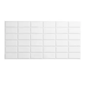 Панель ПВХ «Кирпич Айвори», 485960 мм