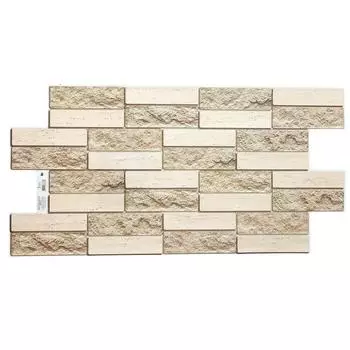 Стеновая панель ПВХ Grace «Кирпич облицовочный», 955480 мм, цвет бежевый