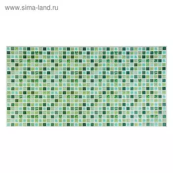 Панель ПВХ Мозаика прованс зеленый 960х480 мм