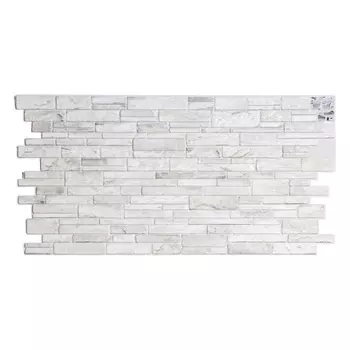 Стеновая панель ПВХ «Сланец утренний», 960485 мм, цвет серый