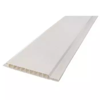 Стеновая панель ПВХ «Вагонка», 3000100 мм, цвет белый