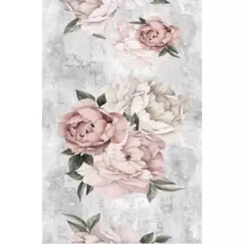 Стеновая панель ПВХ «Жаклин 651» Light, узор, 2700250 мм, цвет серый