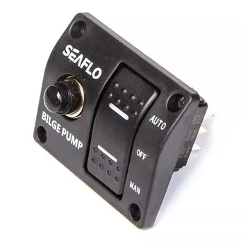 Панель с трехпозиционным переключателем SeaFlo SFSP-015-02, 12V/24V